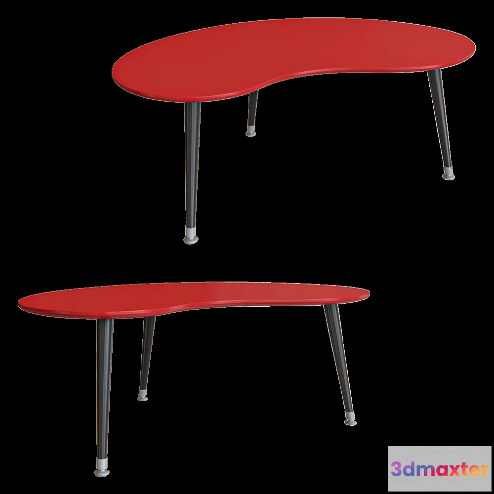 1642982 - Woodi Furniture - Coffee table Kidney 3D Max