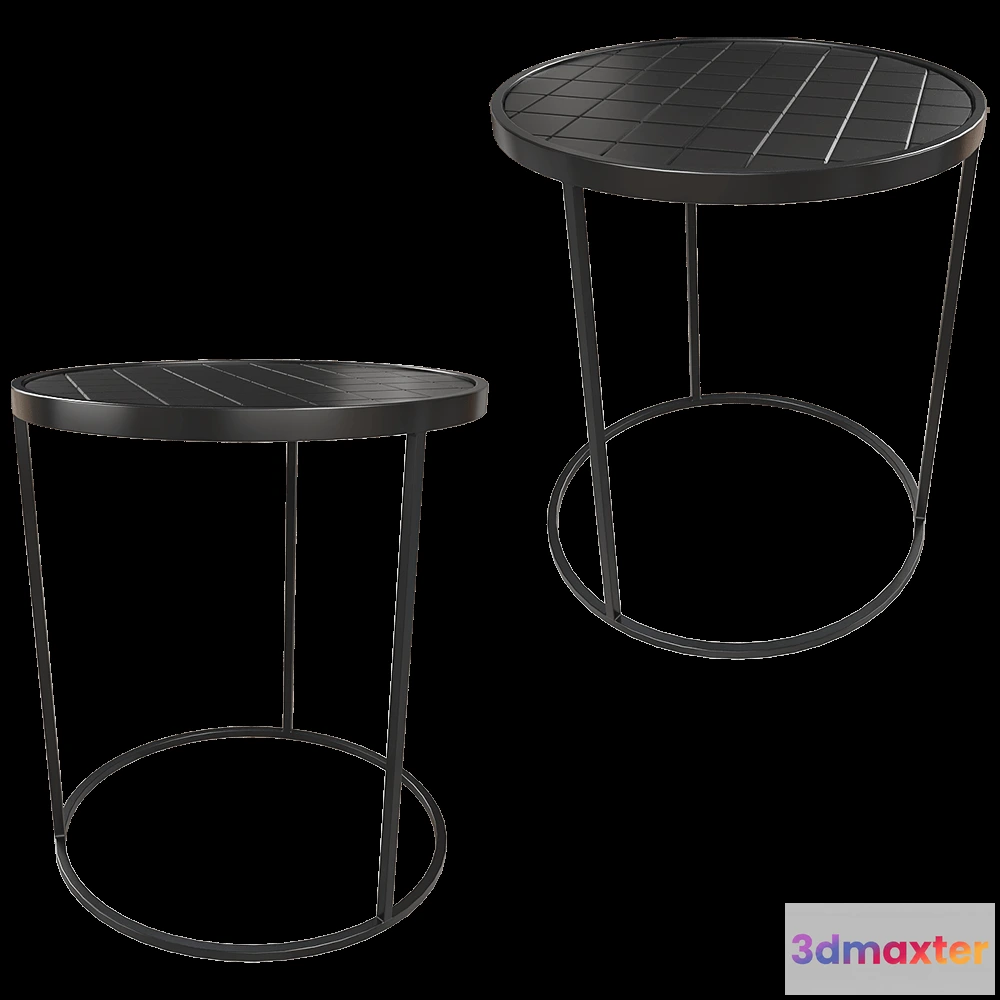 1643050 - Zuiver Group   - Side table Glazed black 3D Max