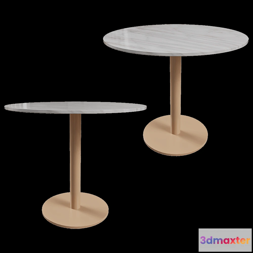 1643056 - Zuiver Group   - Table Marble King 90′ 3D Max