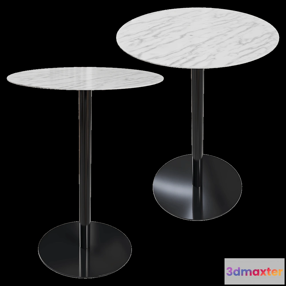 1643066 - Zuiver Group   - Table Bistro Snow marble 3D Max