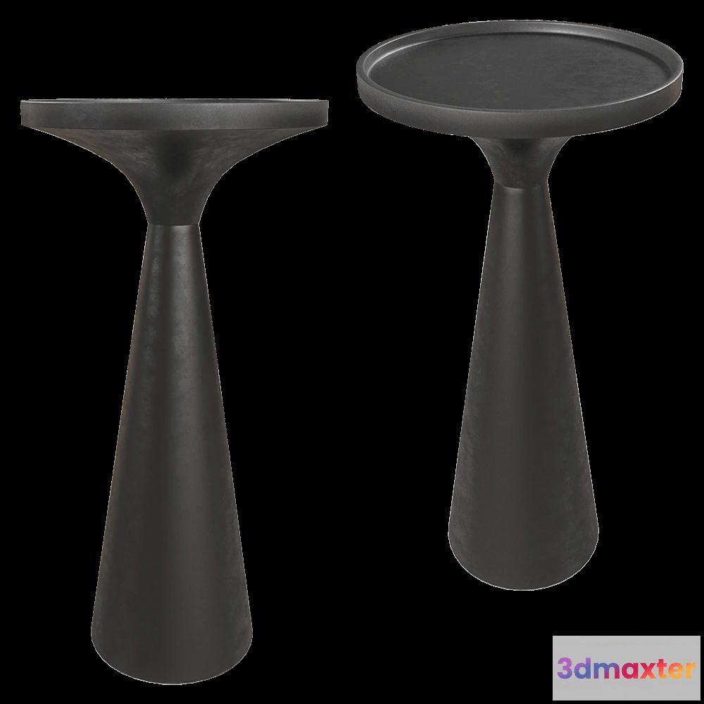 1643070 - Zuiver Group   - Side table Floss black 3D Max