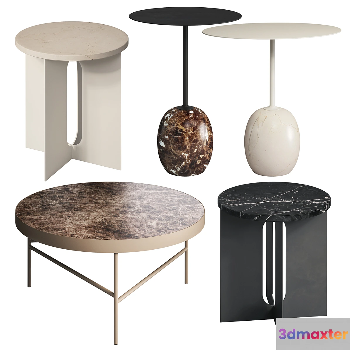 561021 - Marble Side Tables Set 1