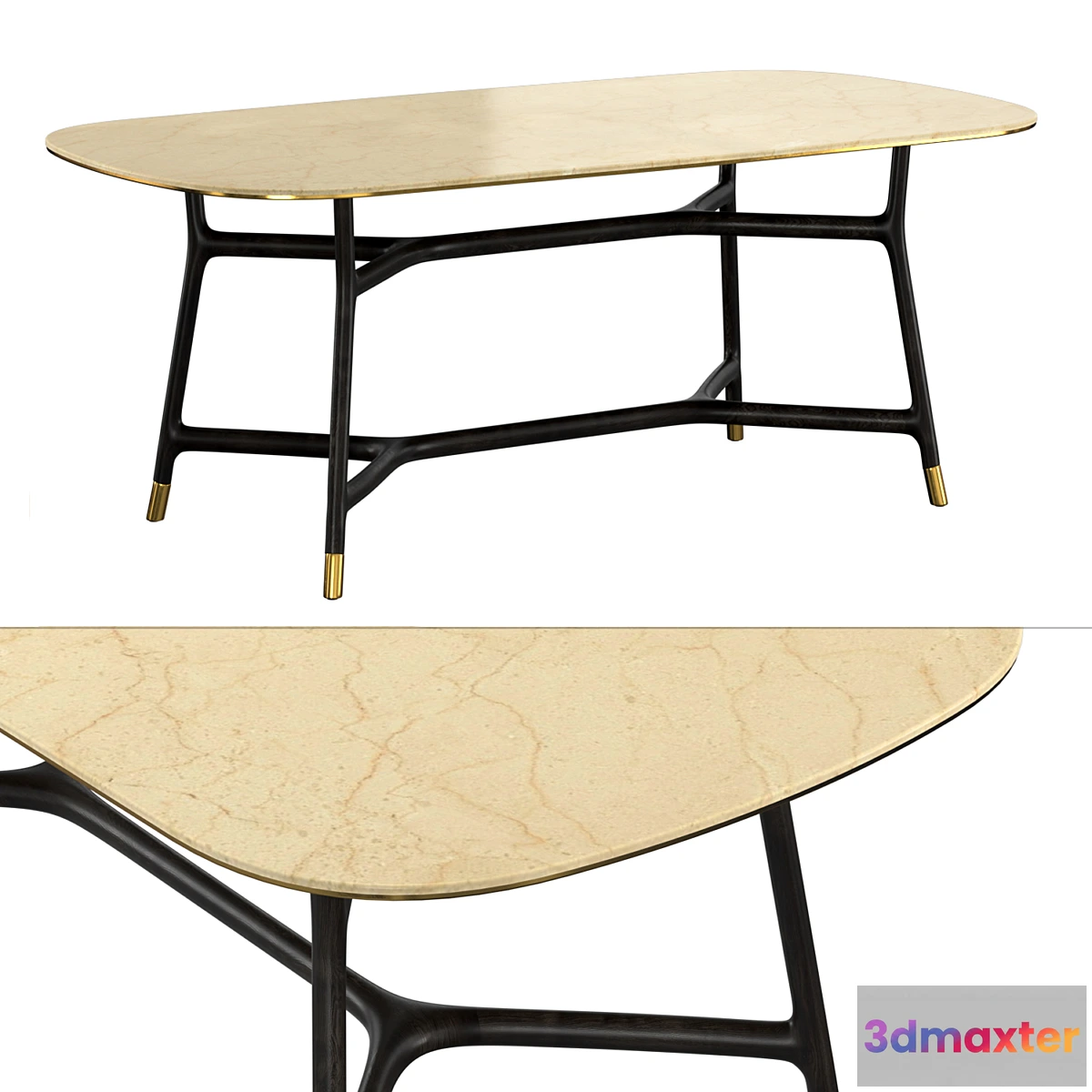 561139 - Tavolo Joyce Piano in Marmo