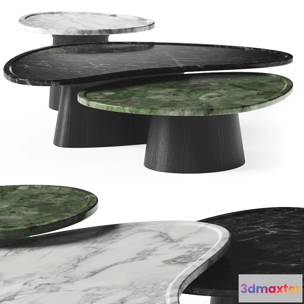 561169 - Contemporary Bunching Coffee Tables