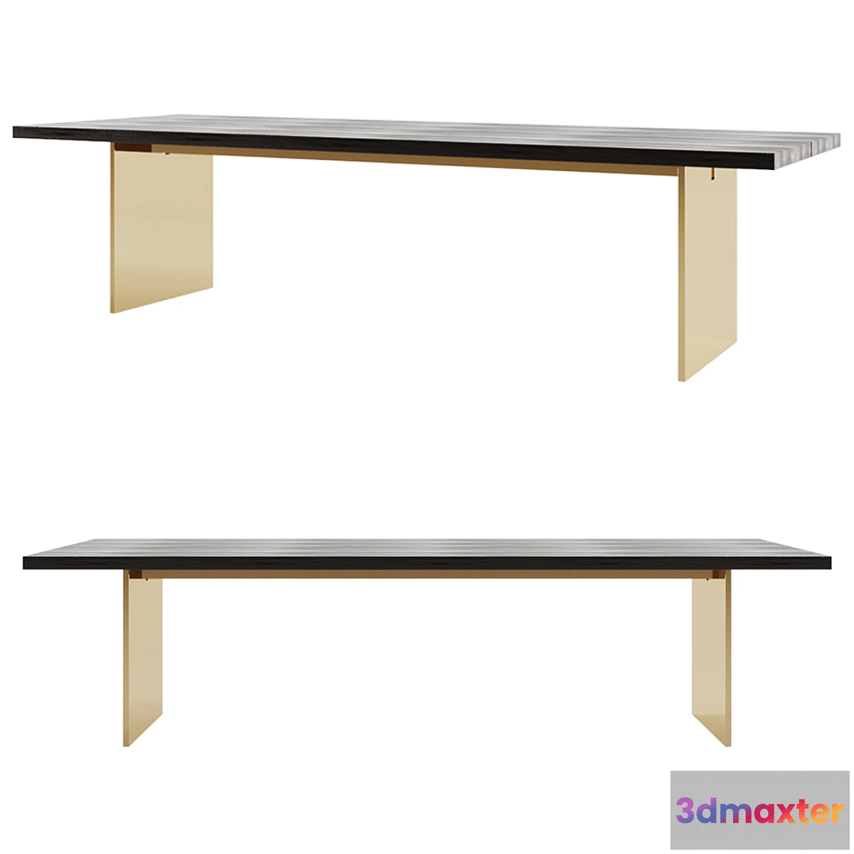 561867 - CHANNEL rectangular table RH