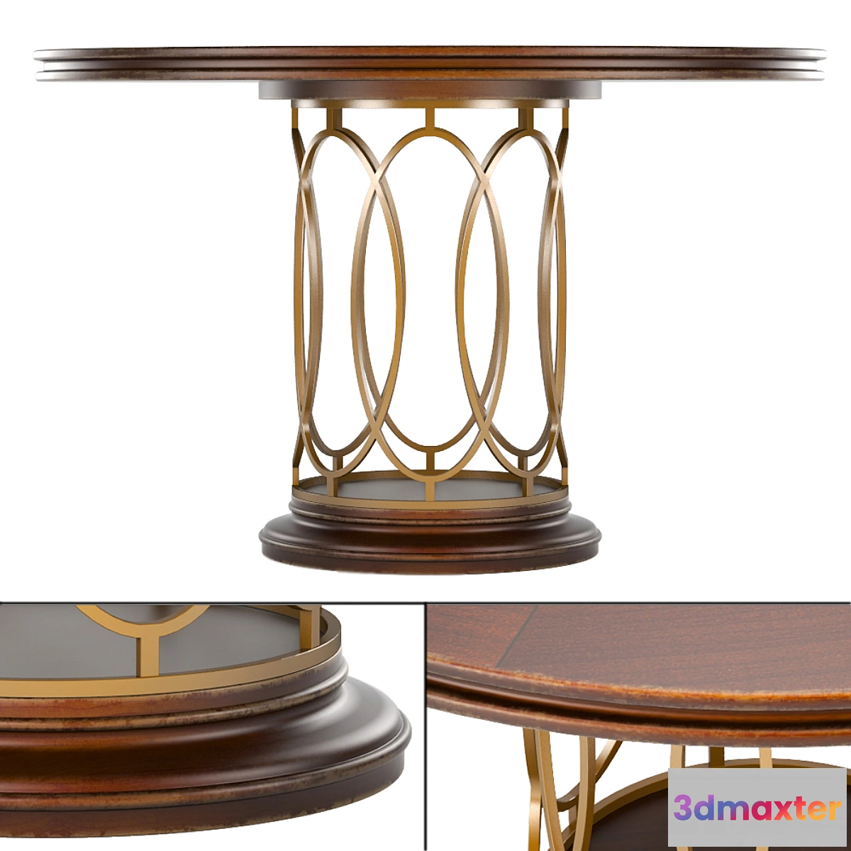 584880 - Avalon Heights-Neo Deco Pedestal Table