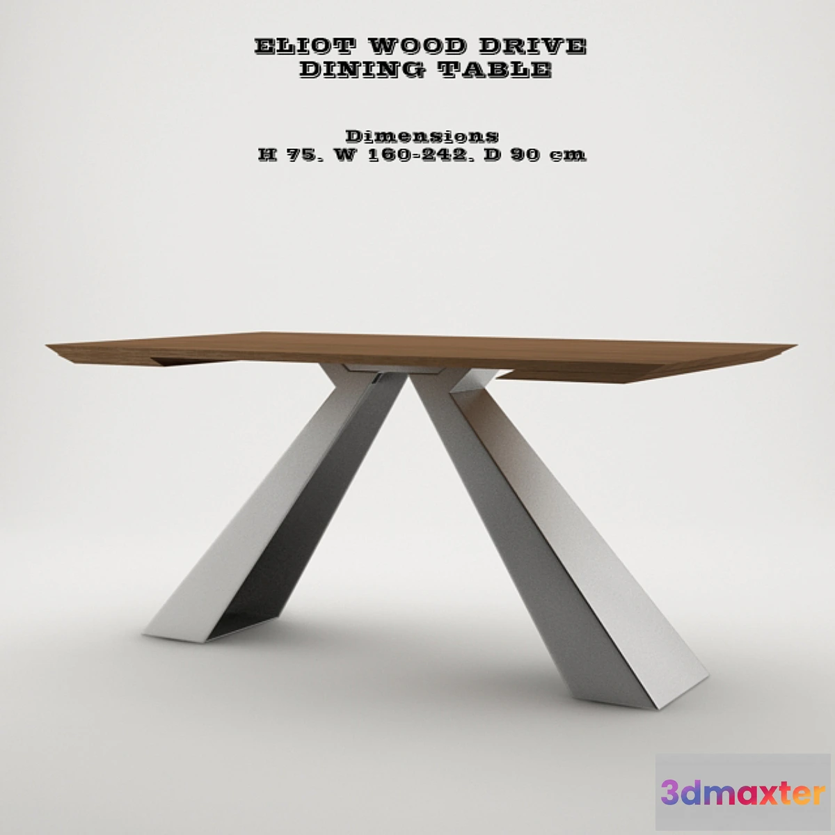 587988 - Eliot Wood Drive Dining Table