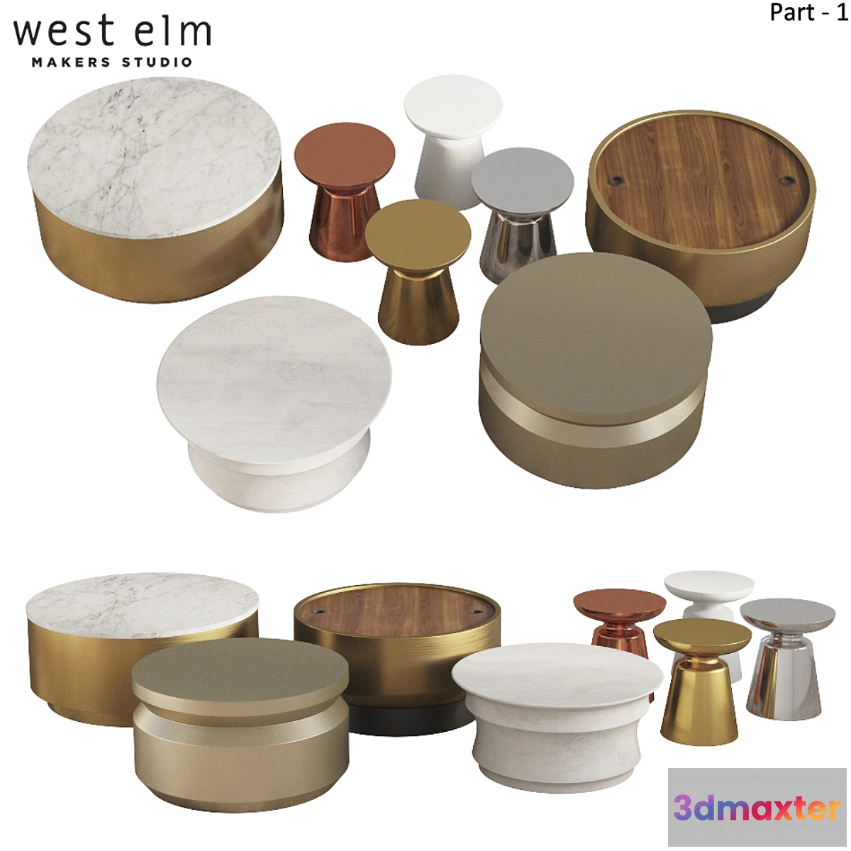 588008 - Coffee & Side Tables West Elm_Part-01