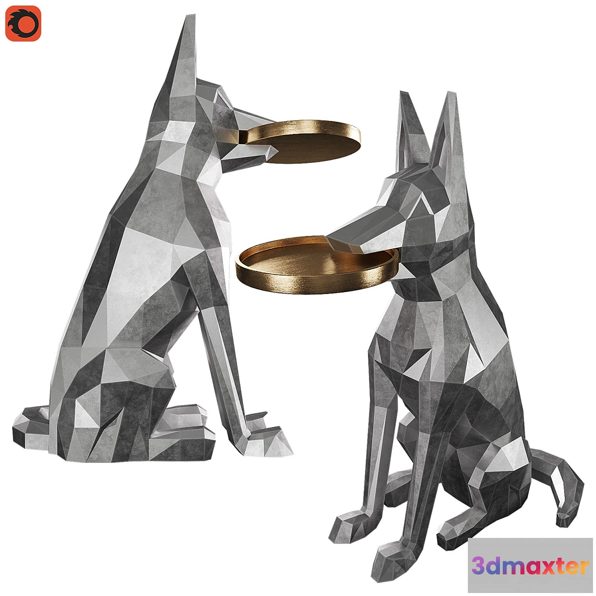 593168 - Dog coffee table