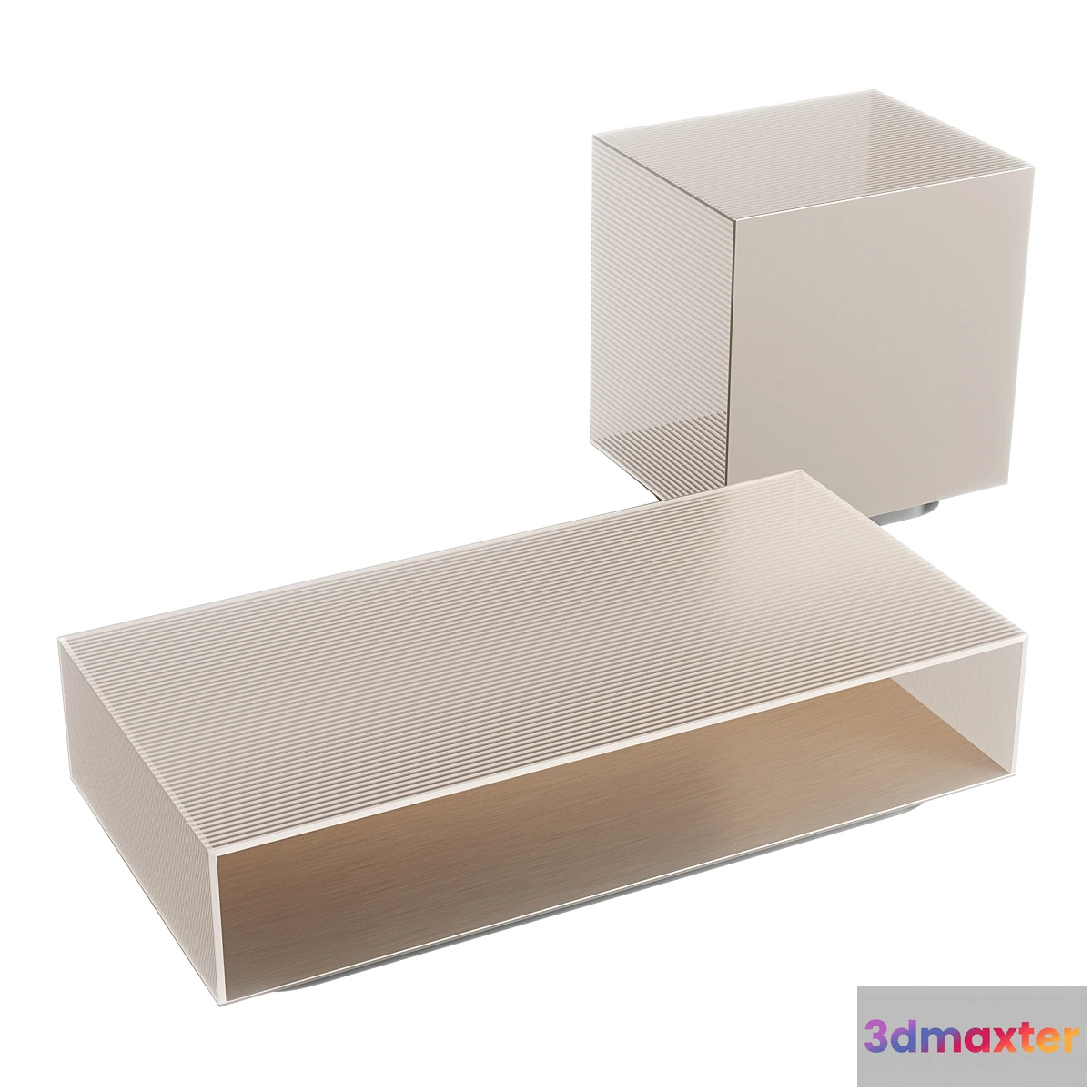 593196 - FENDI PRISME CRYSTAL TRANSPARENT WHITE GLASS CF93