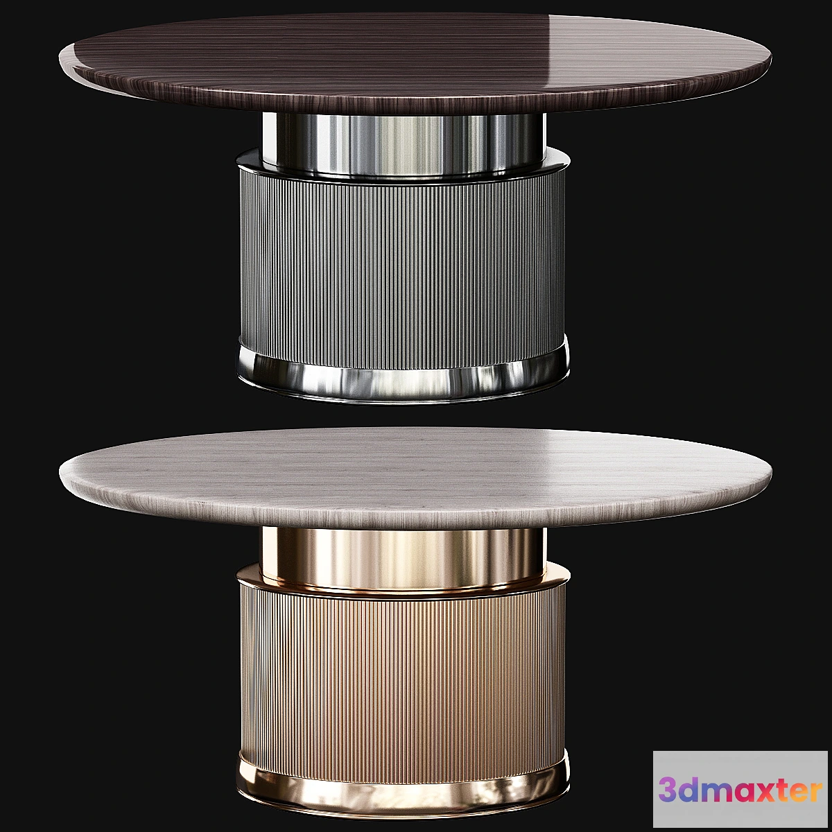 601353 - Capital Collection ROCK T Round dining table