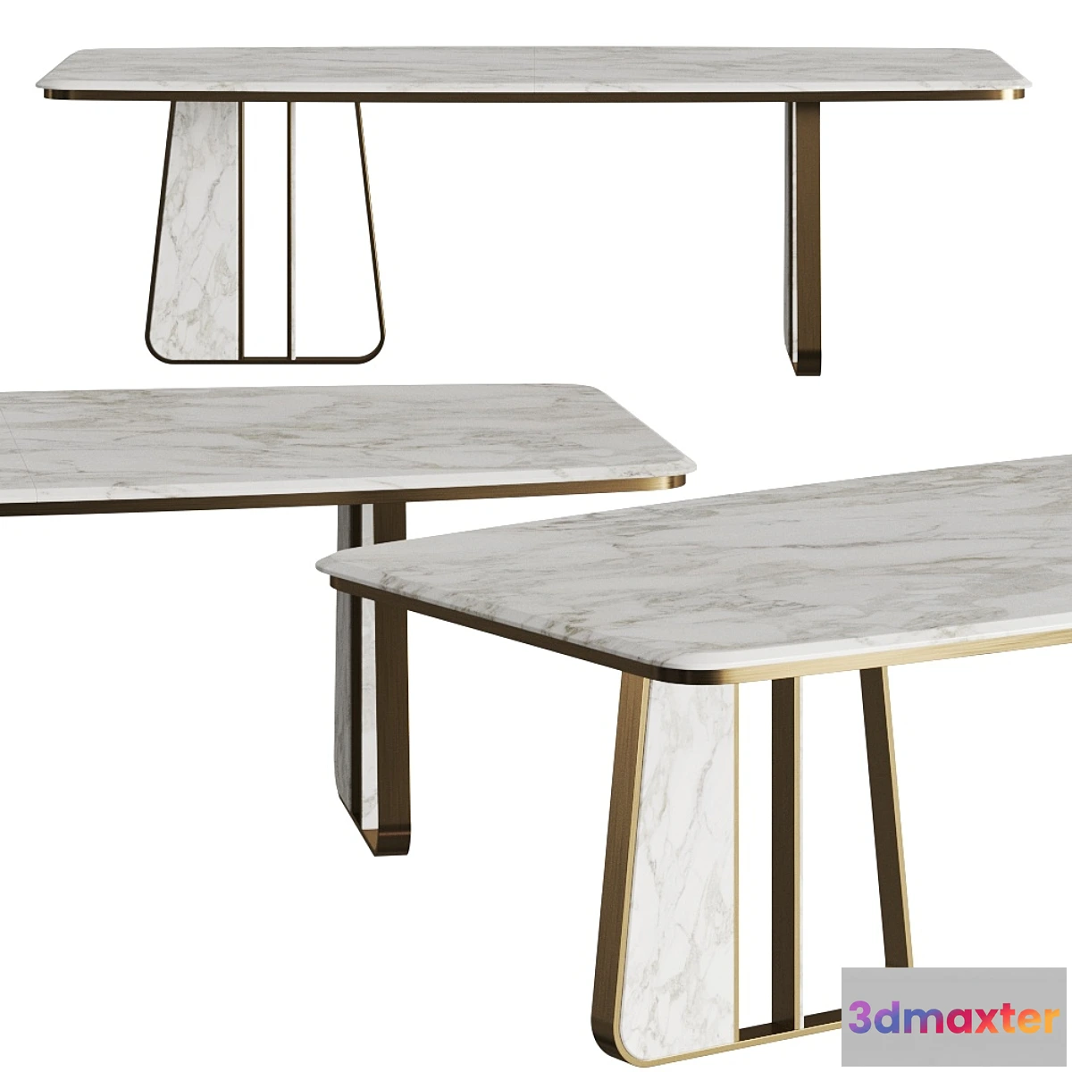 601401 - Porustudio Kenai Dining Table