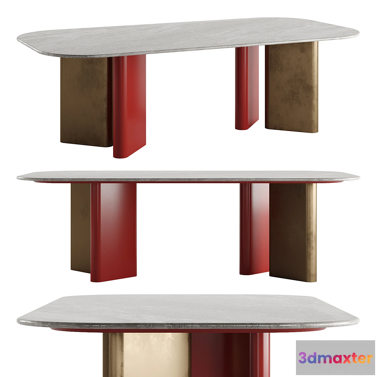 601655 - ONNO Rectangular Table by Marelli