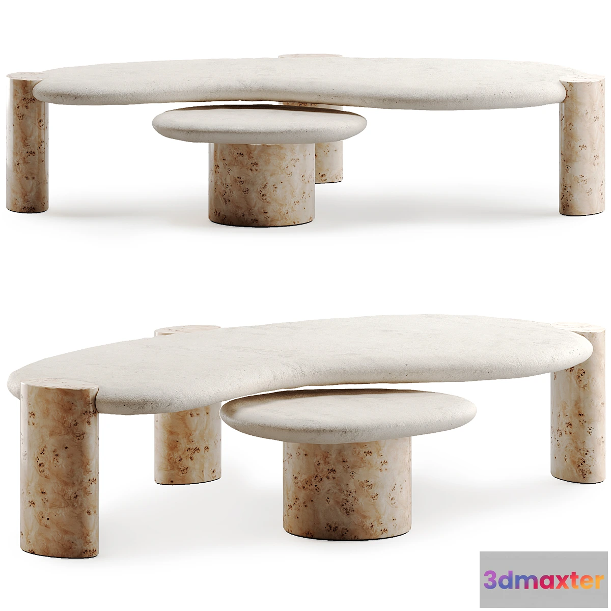 607089 - Sassolino Coffee Side Table by Crate & Barrel