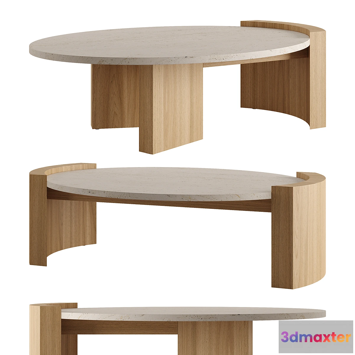 607095 - JIA OVAL Coffee Table by Atelier De Troupe