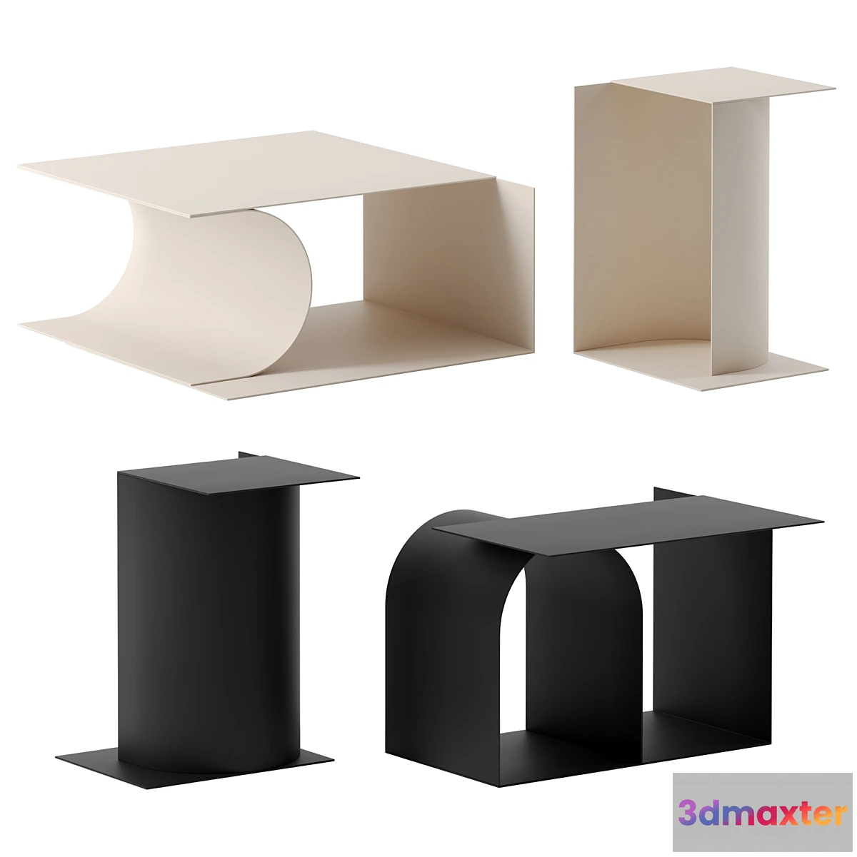 607131 - Glyph side tables by Hem
