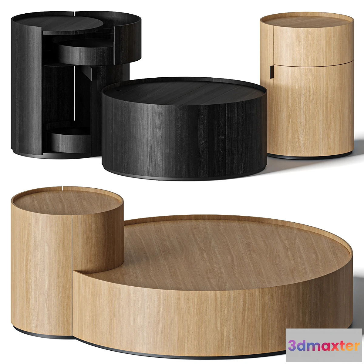 607139 - Living Divani Moon Coffee & Side Tables