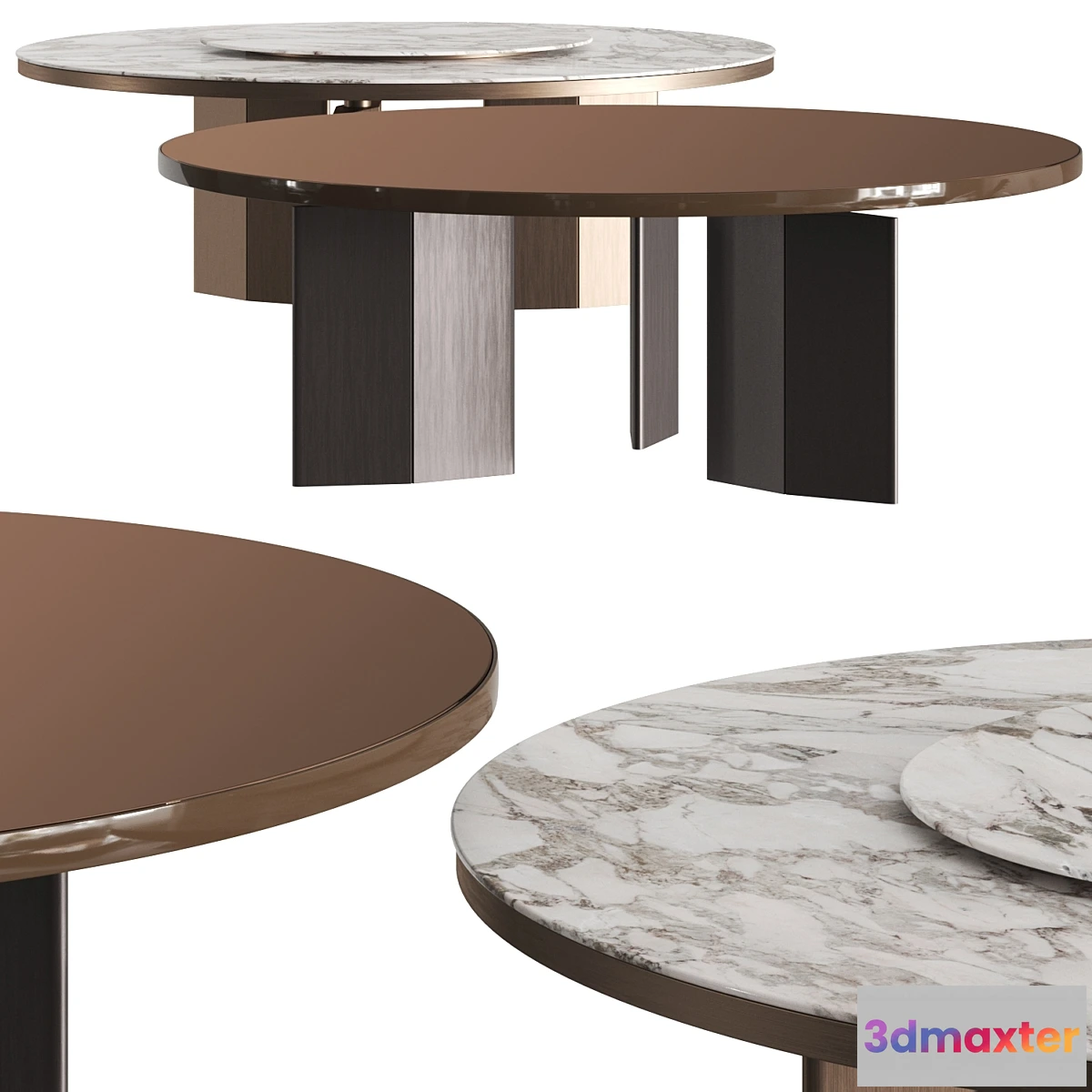 607195 - Minotti Morgan Round Dining Table