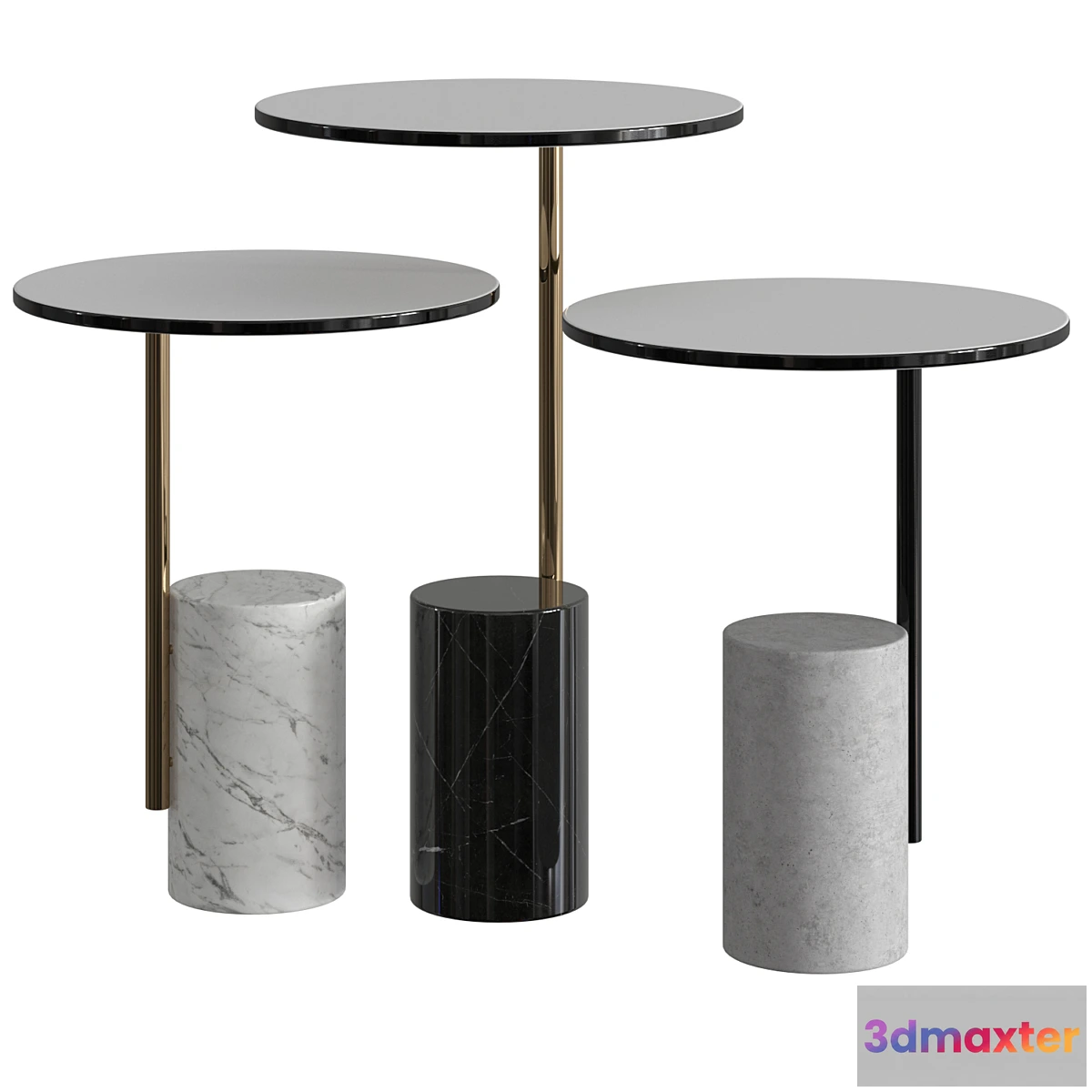 607203 - Quinti Sedute Xaxa Coffee & Side Tables