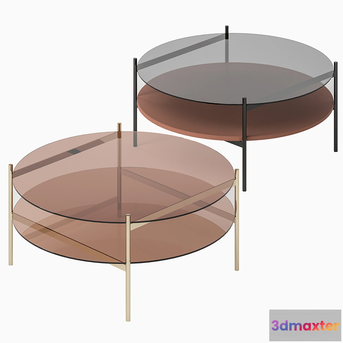607213 - Coffee table Duotone circular