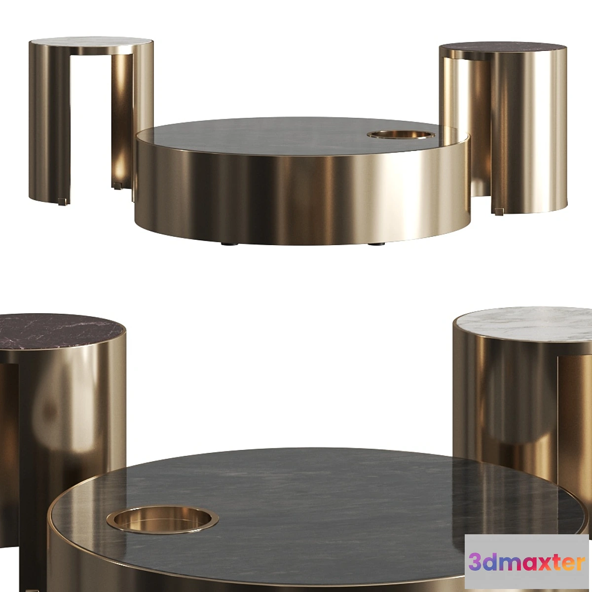 607299 - Longhi Sun Coffee Tables