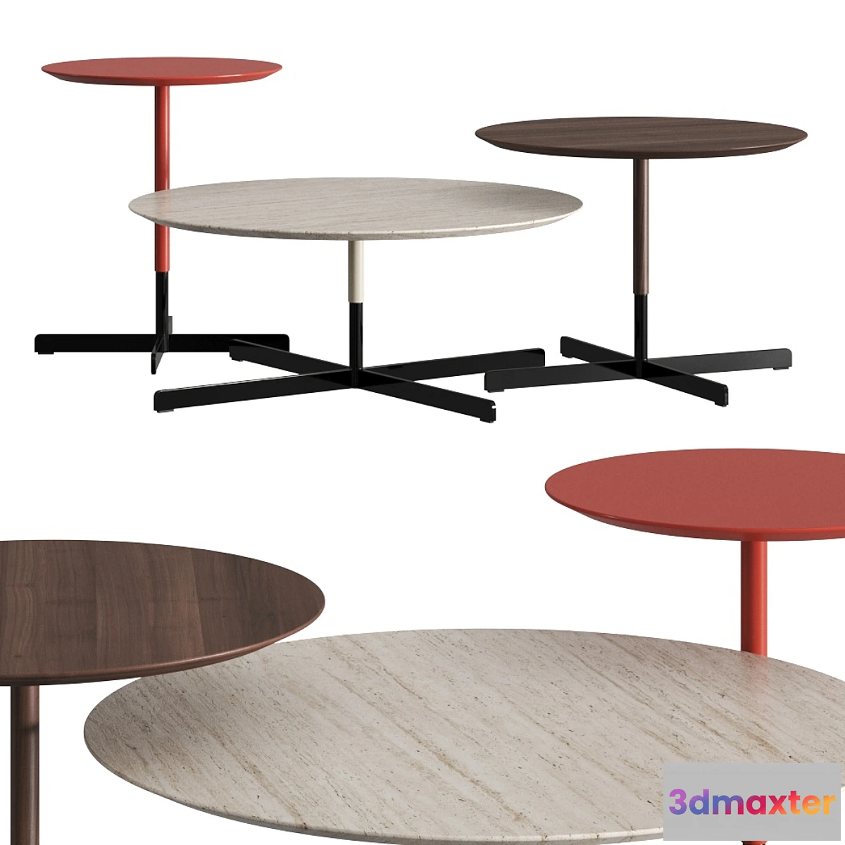 607329 - Poltrona Frau Bob Coffee Tables