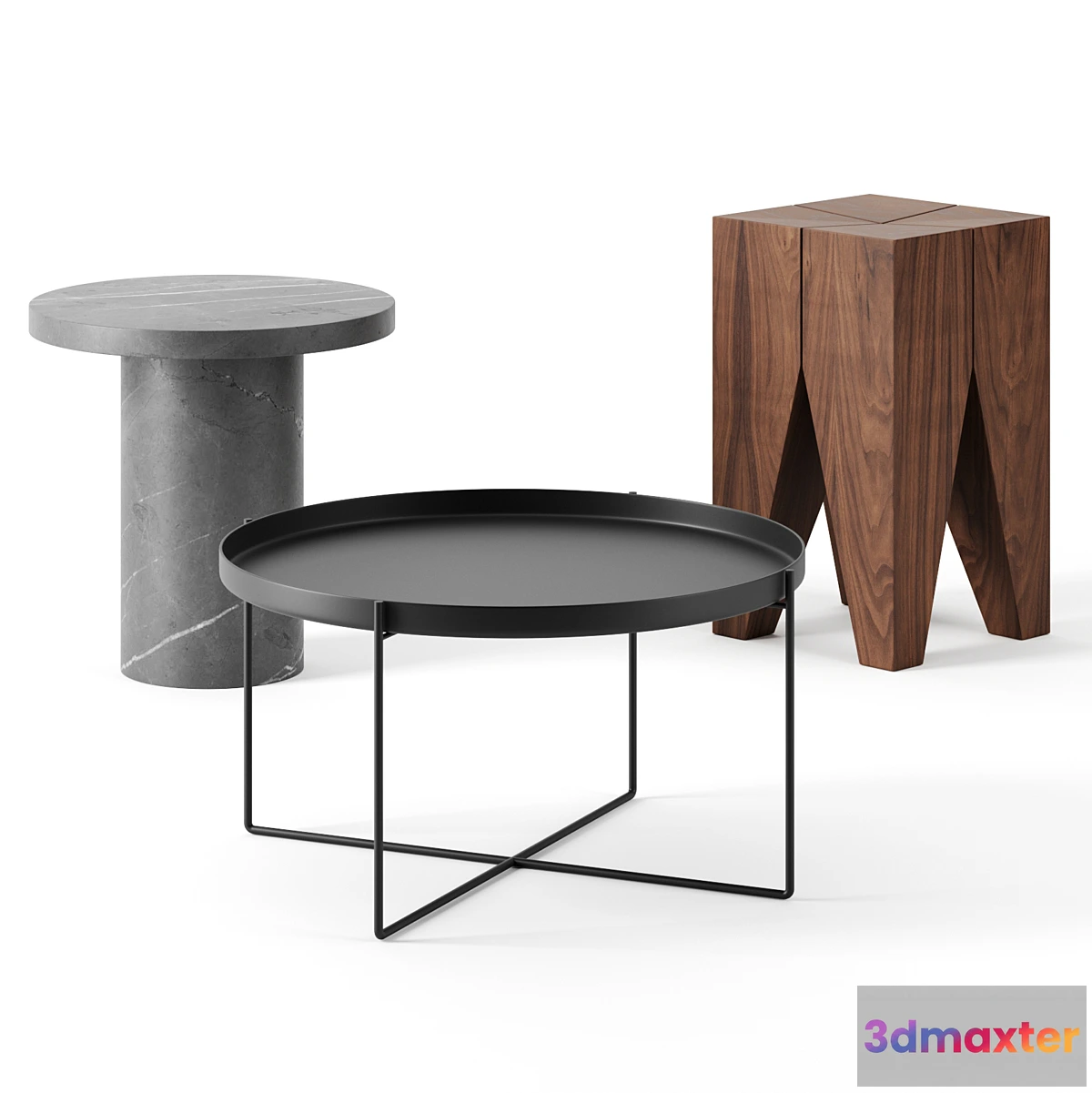 607333 - Coffee tables set 1 by E15