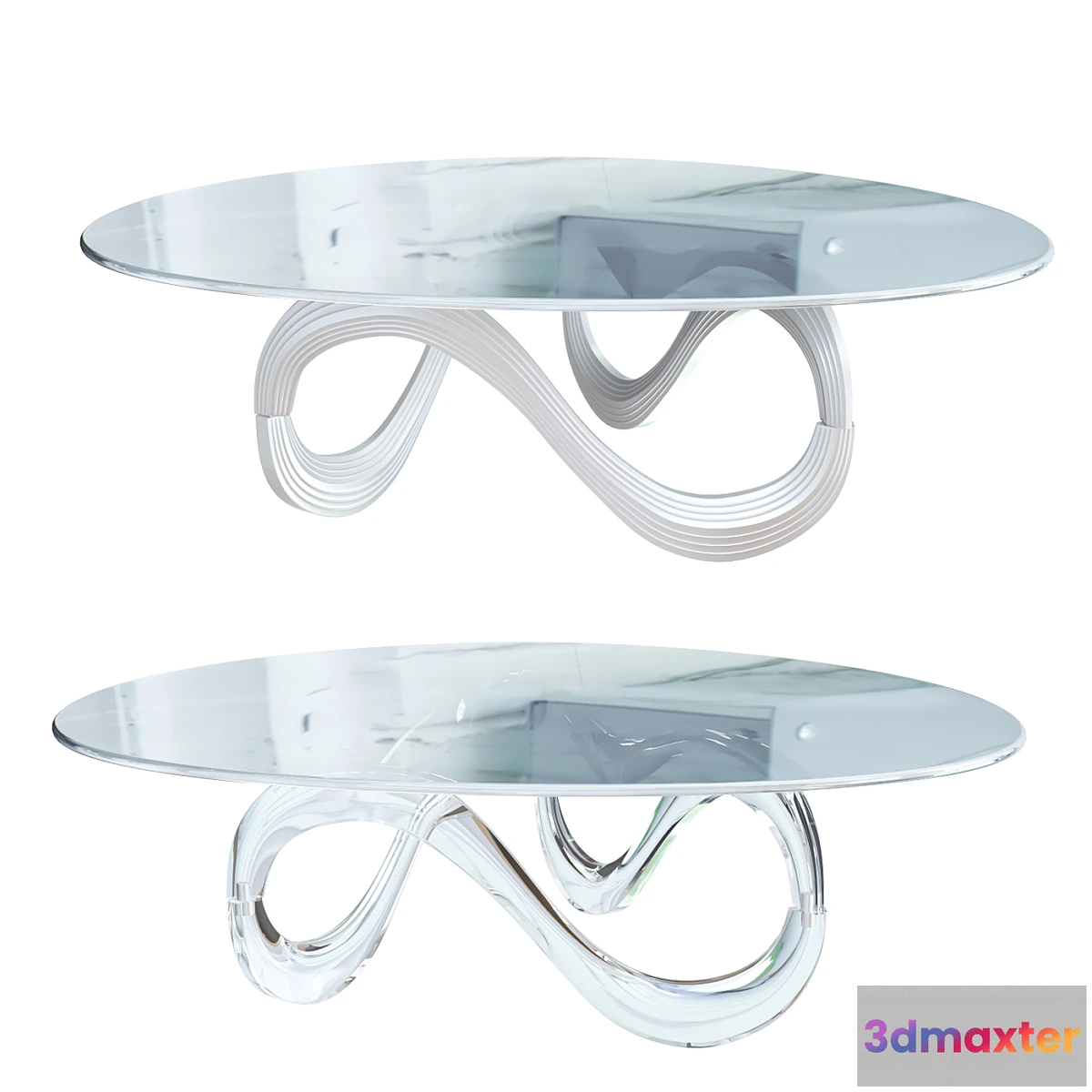 607347 - Table Rollins Acrylic Coffee Table