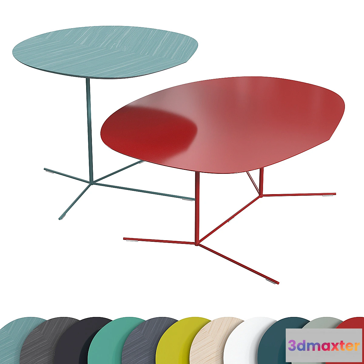 607367 - Coffee tables Paola Lenti Ivy. (11 materials)