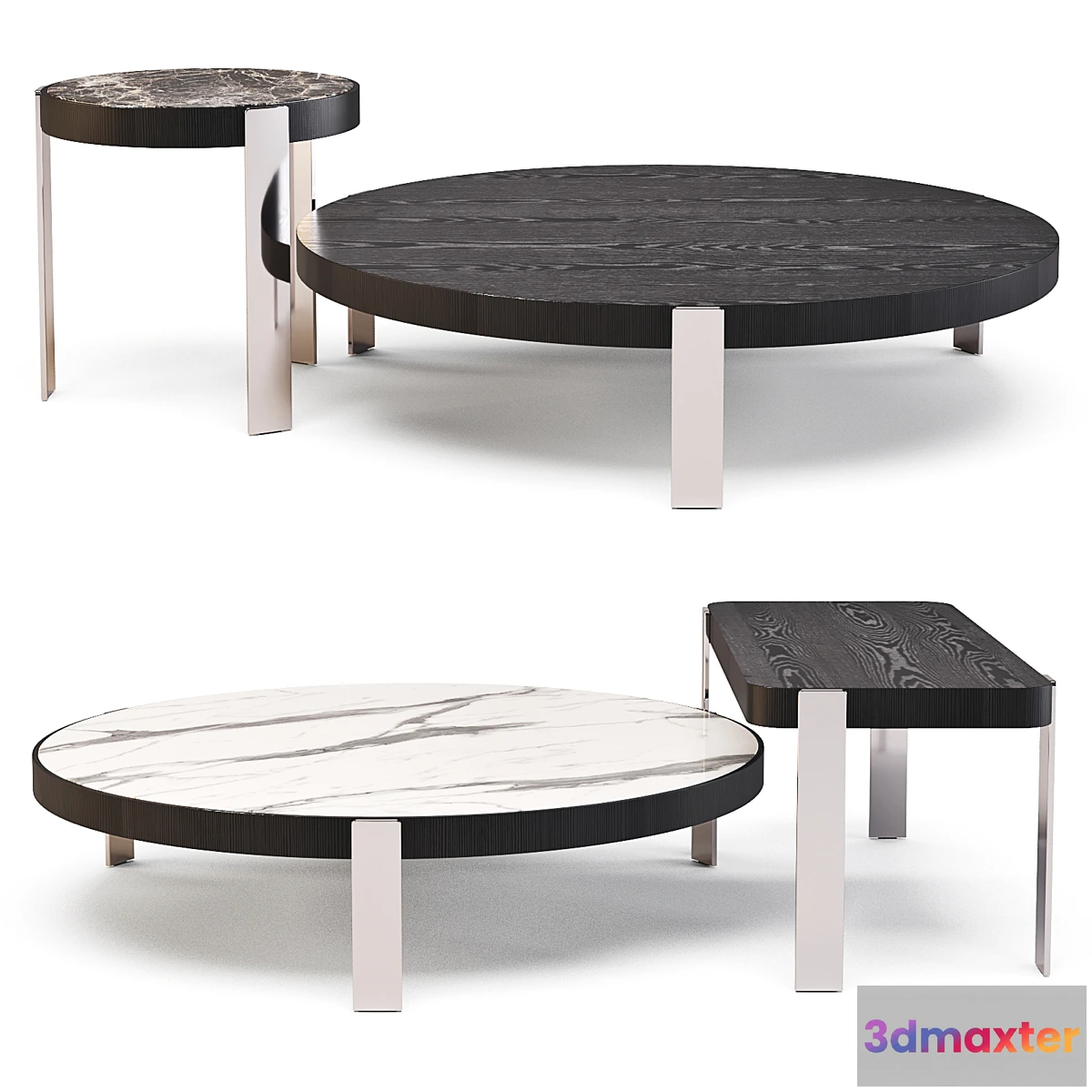 607503 - Minotti Mattia - Coffee Tables Set 03