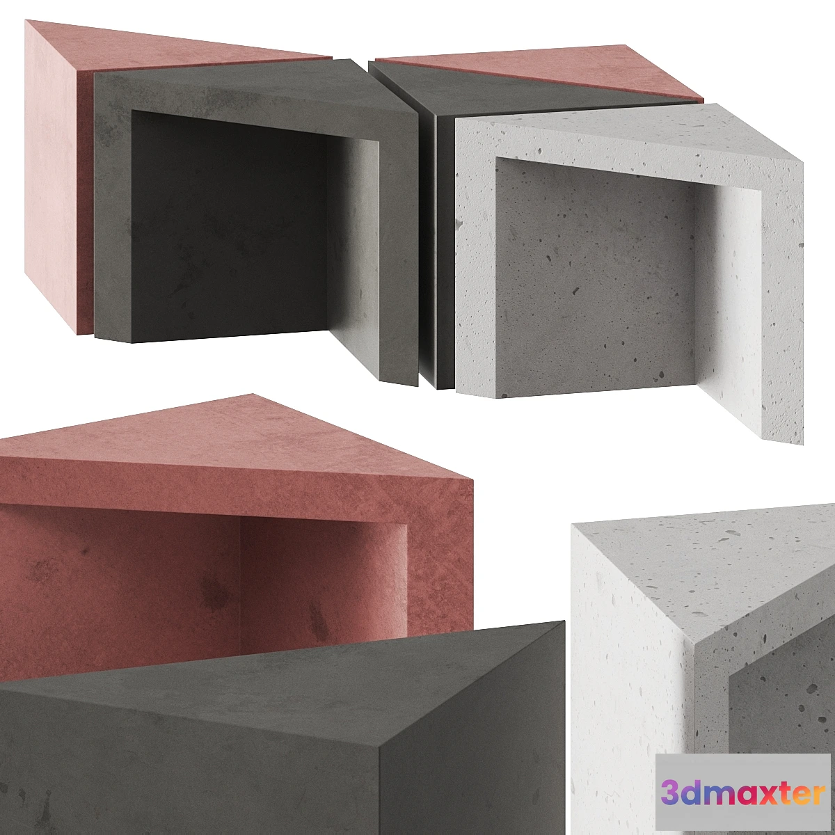 607587 - AtelierB Triangle Coffee Tables