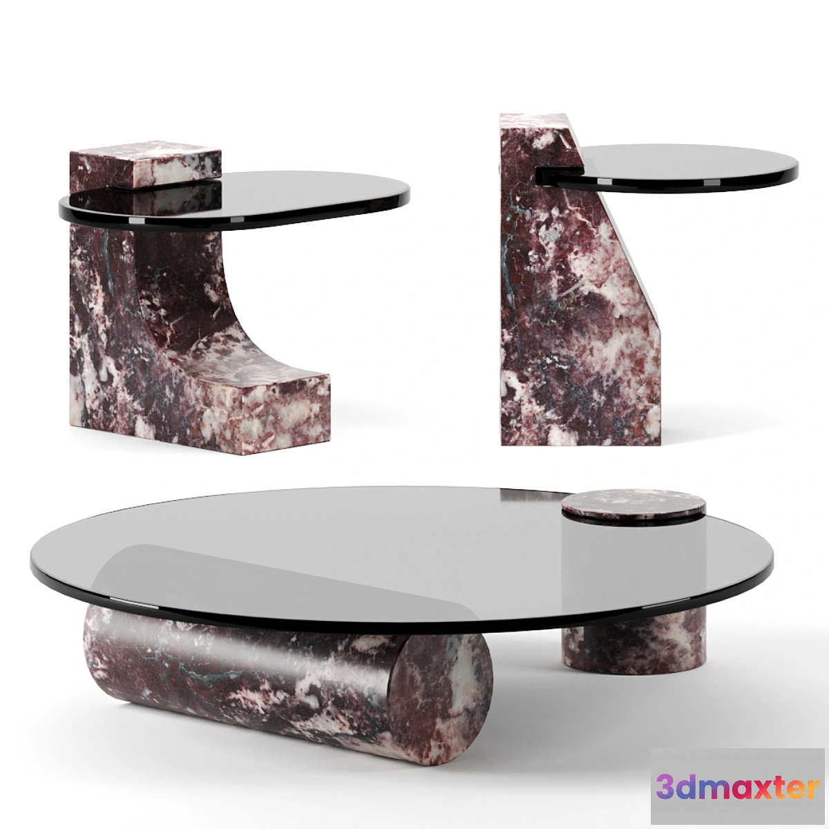 607681 - Verre Particulier tables by Baxter