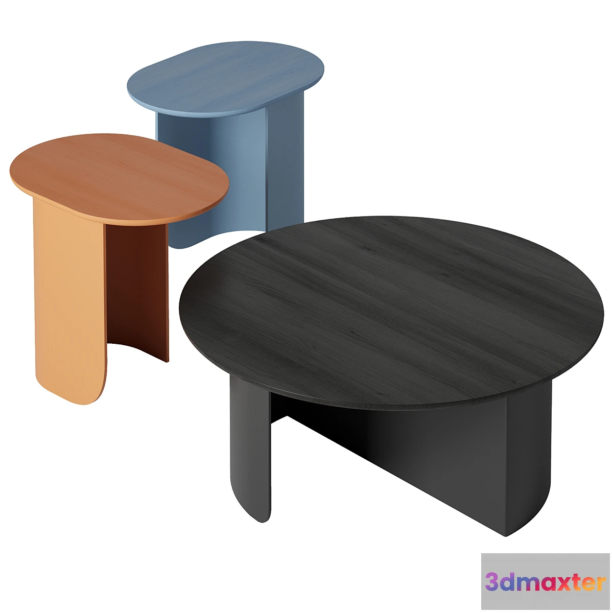 607787 - Plateau side table set. Festamsterdam.