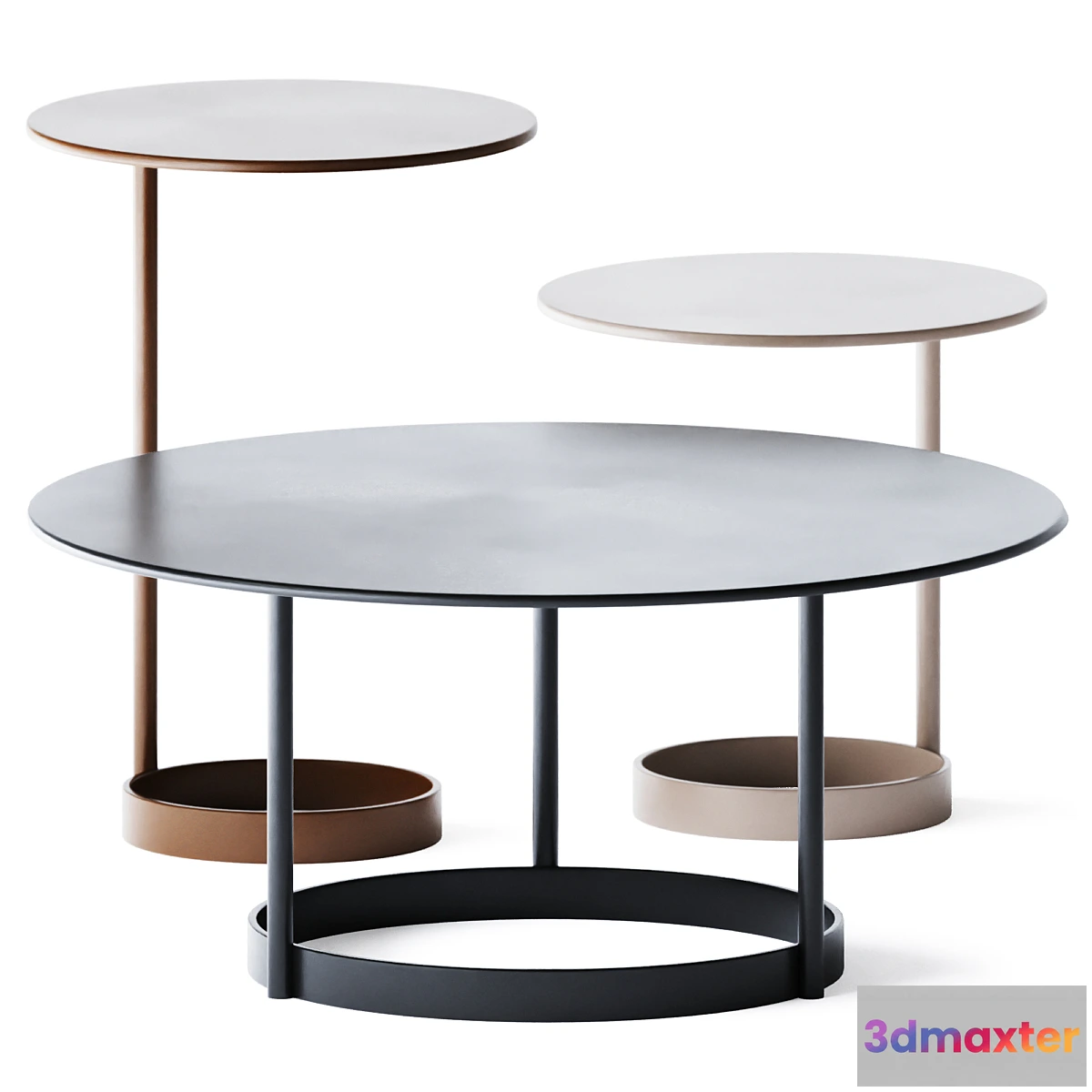 607851 - Metal Round Coffee Table Sposa by Jori