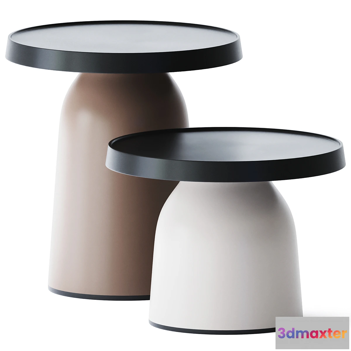 607937 - Thick Top Side Table by Toou