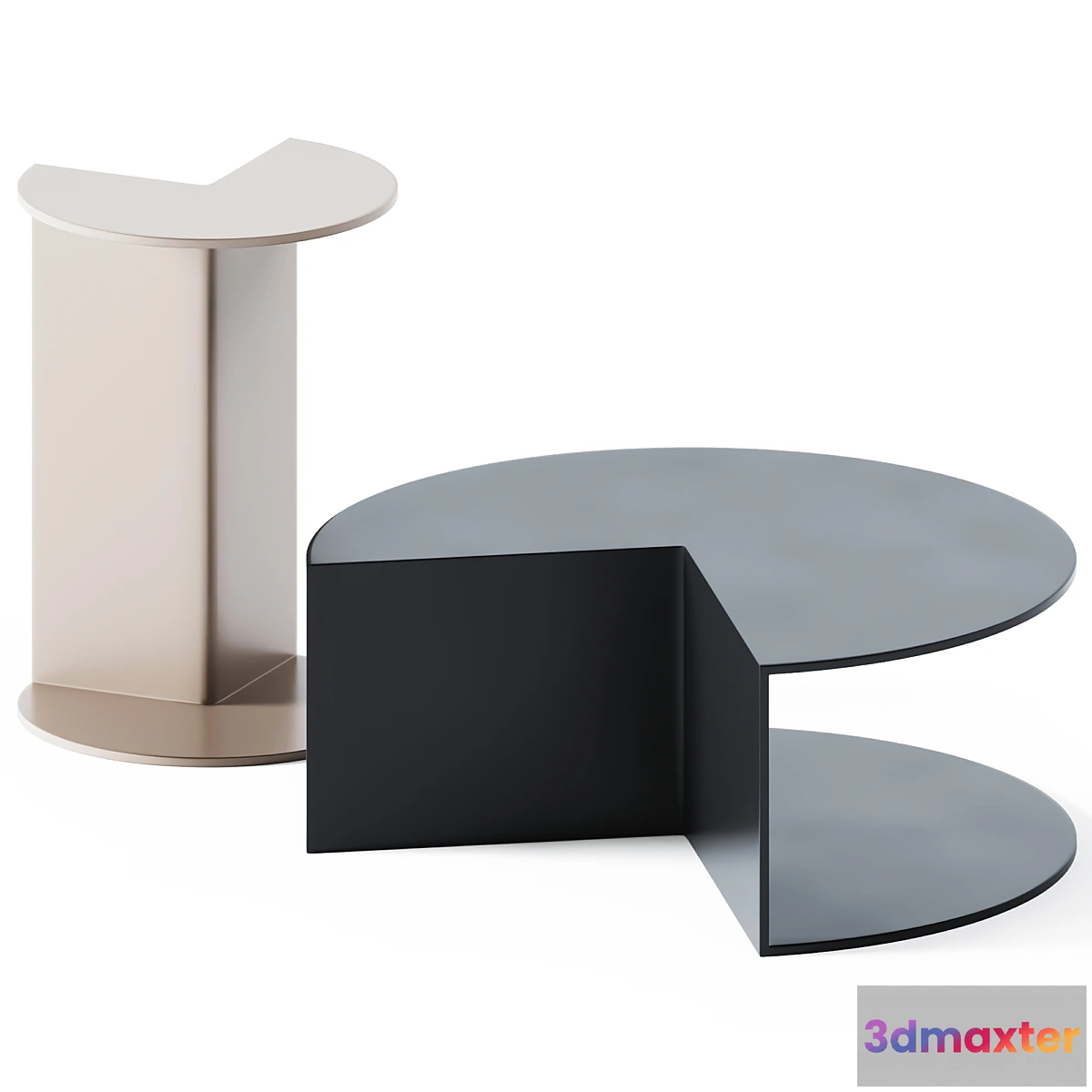 608039 - Metal Coffee Tables Pacman by Tonin Casa