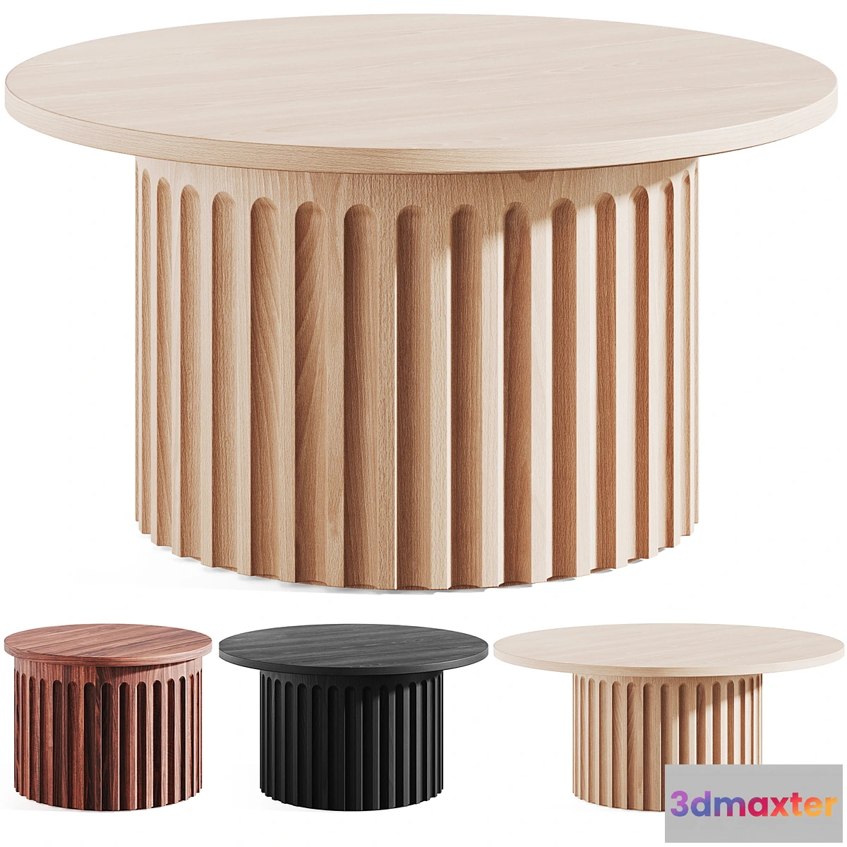 608569 - Fluted Coffee Table by Galvin Brothers