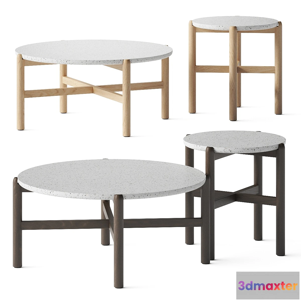 608633 - Snoc Terrazzo Coffee Tables