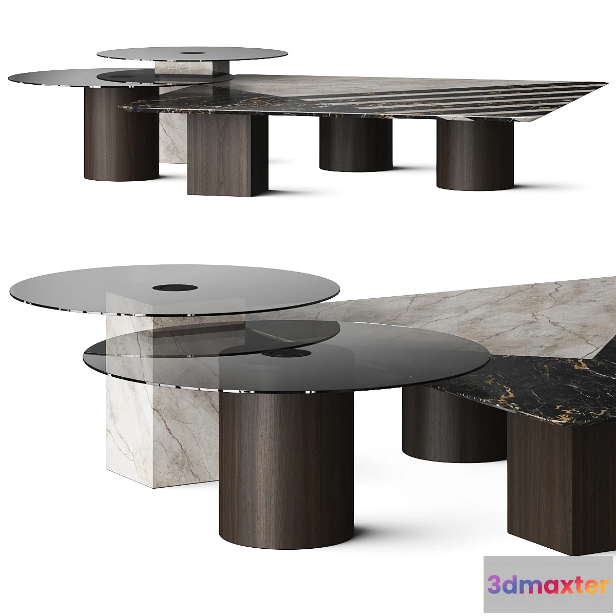 608813 - Cprn Homood Big Coffee Tables