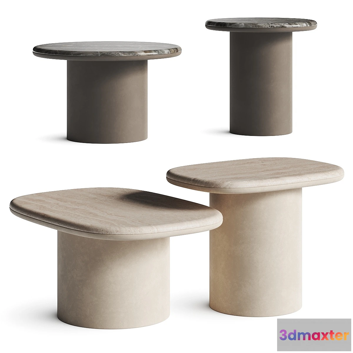 608861 - Secolo Gemini Coffee Tables