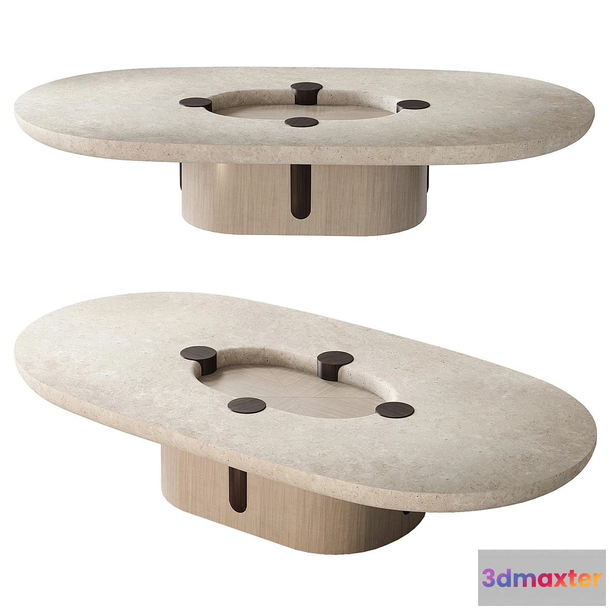 608865 - COFFEE TABLE O LONG BY MATTHIEU RECOPE DE TILLY