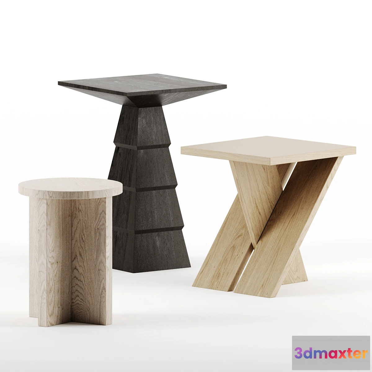 608901 - Side tables set by Atelier de Troupe