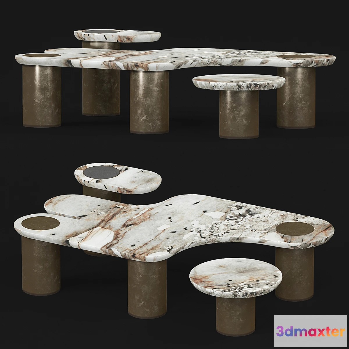 608941 - Apparatus Interlude marble table