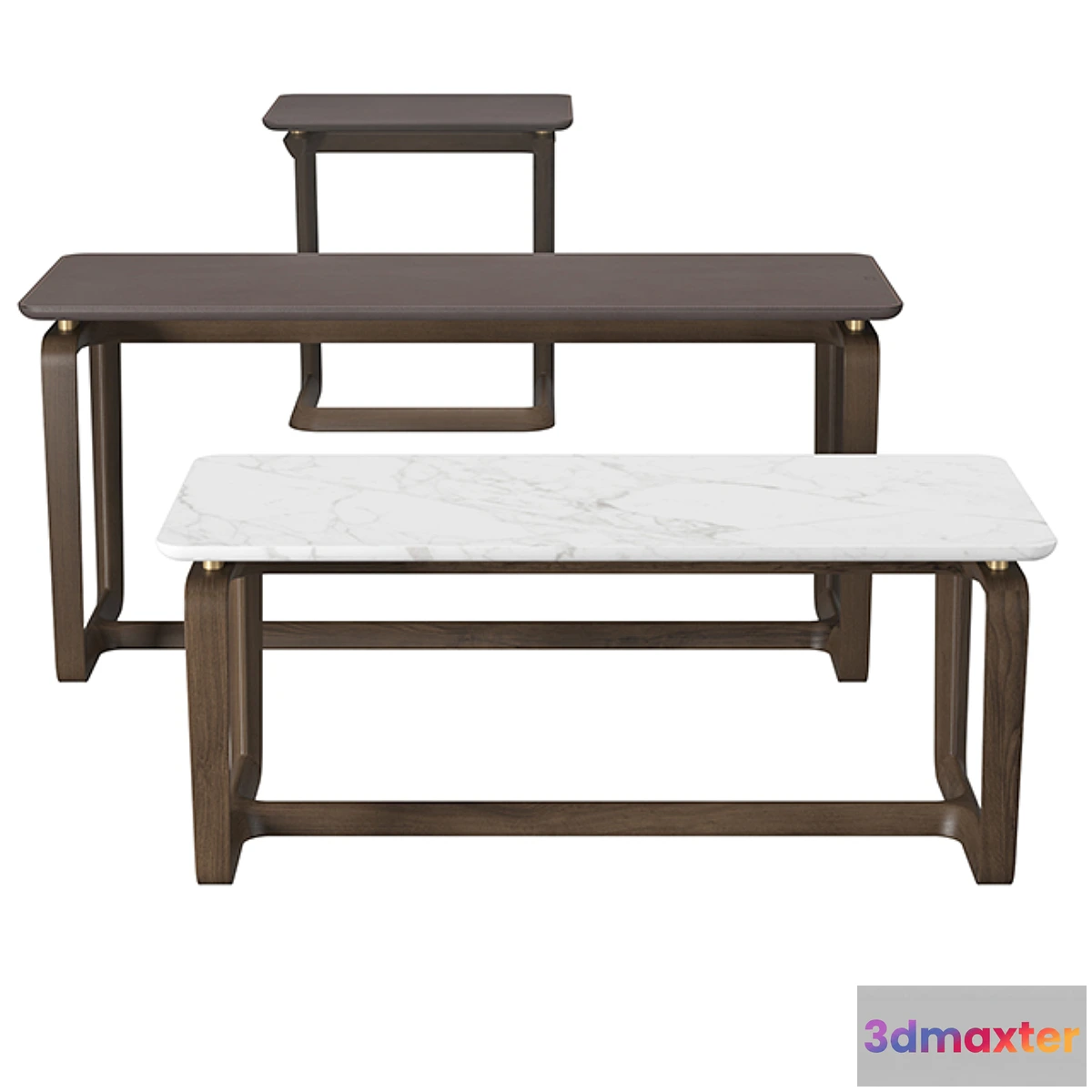 609083 - Poltrona Frau - Fidelio Small Square Tables