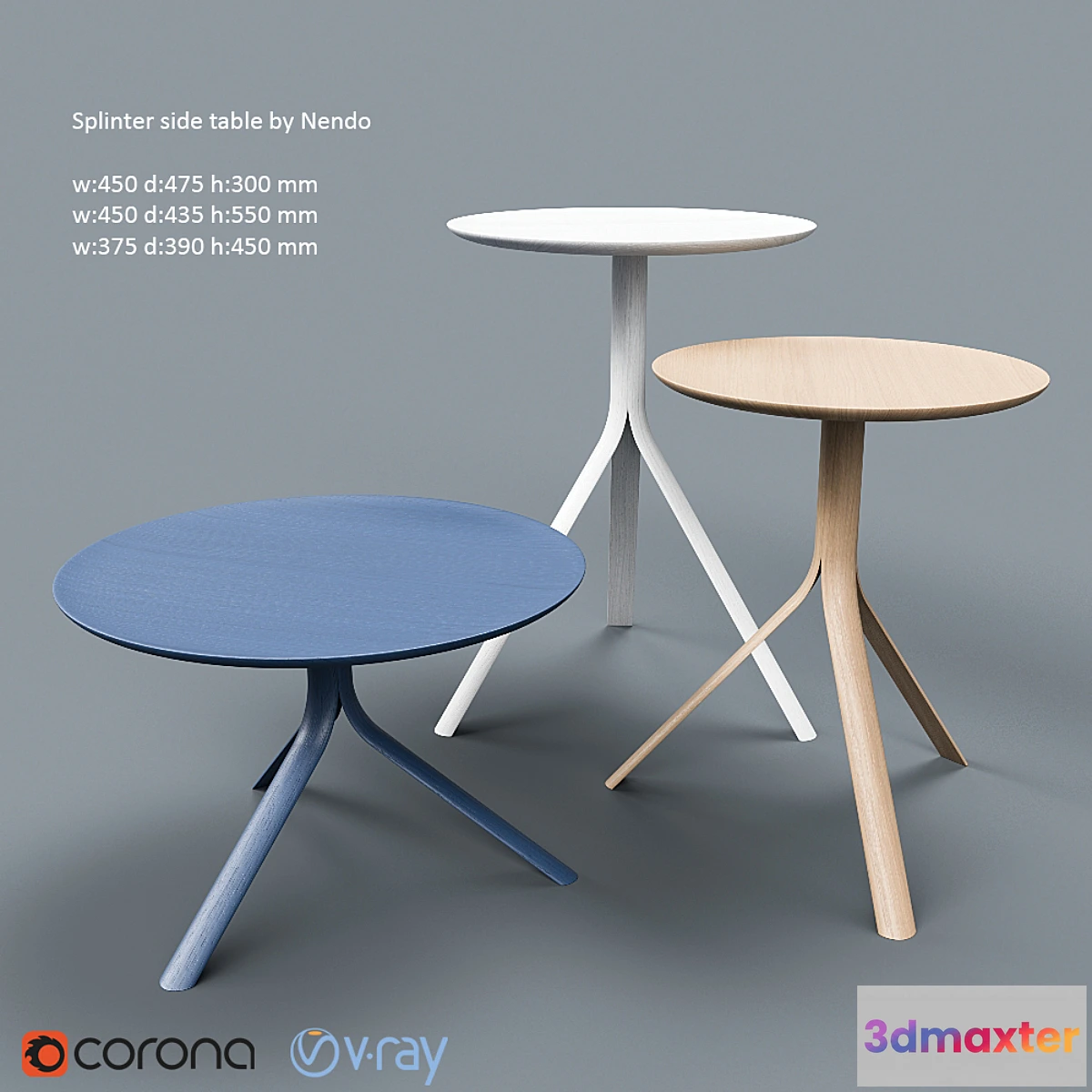 609109 - Splinter side table by Nendo (Oki Sato)