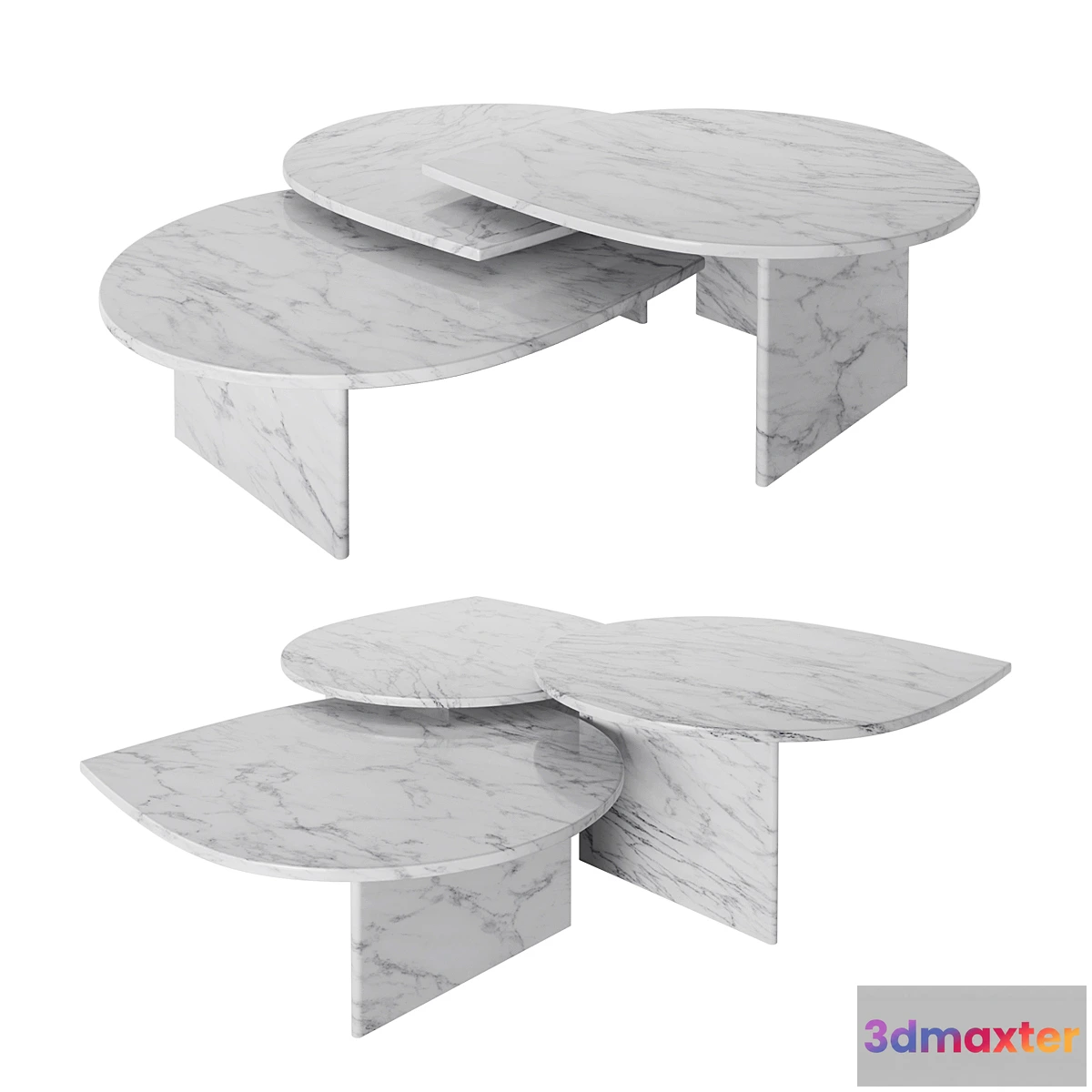 609373 - Coffee Table Naples Set of 3 by Eichholtz