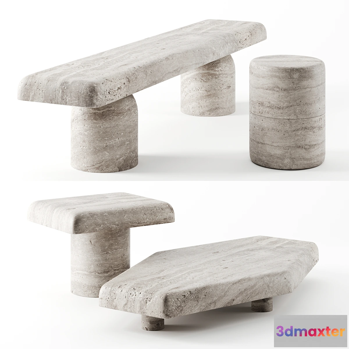 609411 - Primitif Collection Tables by Francesco Balzano & Valeriane Lazard