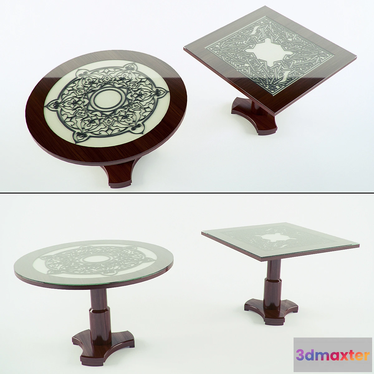 625577 - Tables with wrought pattern