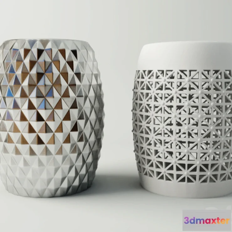 631601 - Ceramic Garden Stools