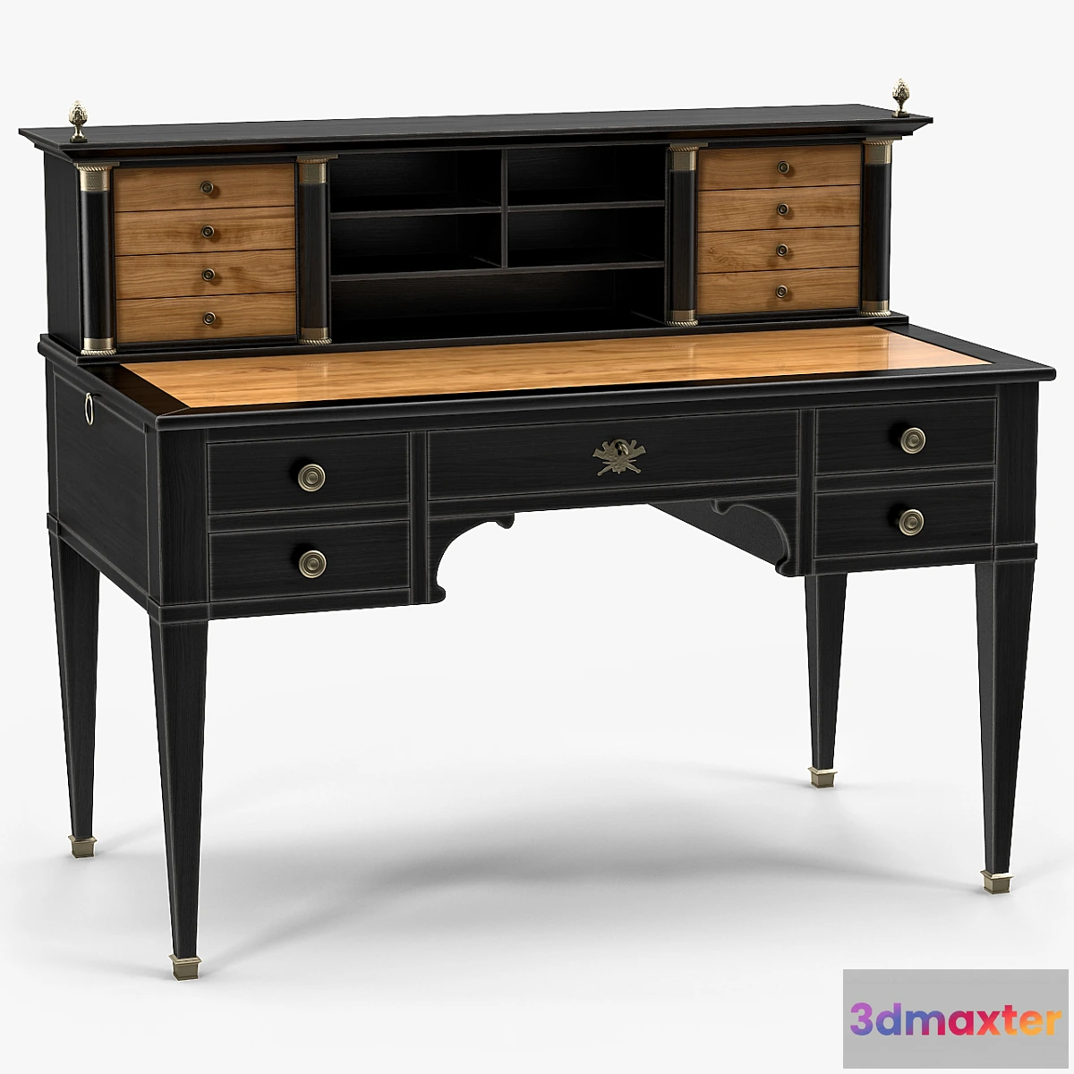 637367 - Moissonnier Ref 586 Empire Bureau A Gradin Desk